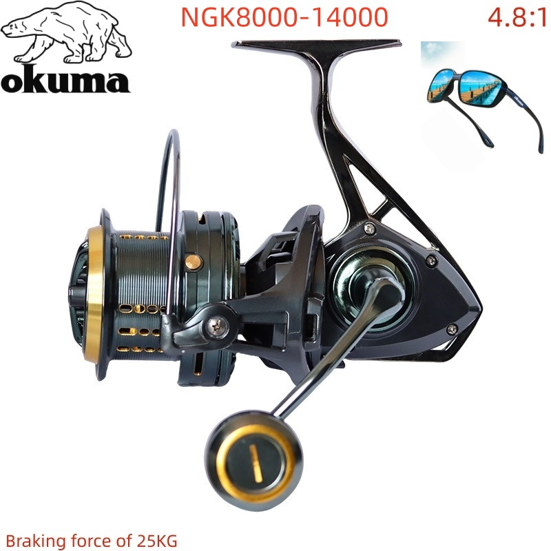 Carretilha de Pesca OKUMA 8000 - Daiwa Reel Bg avaliação e preço