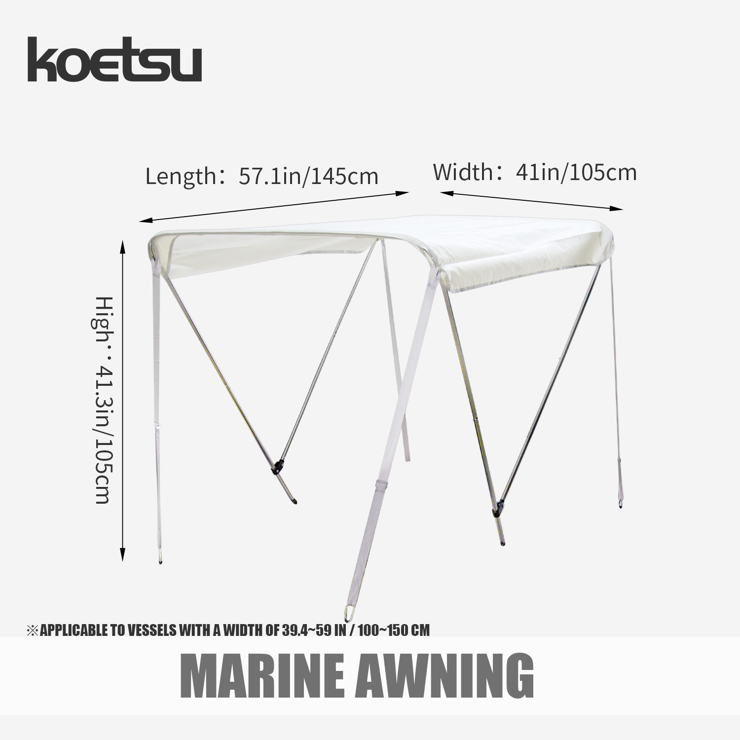 KOETSU Barco de assalto Toldo  - Fishing Kayak Cart avaliação e preço